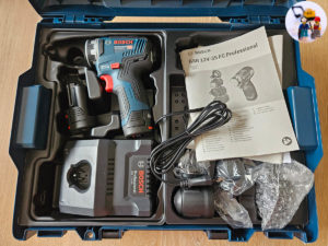 Bosch Professional GSR 12v-35 FC mit Zubehör