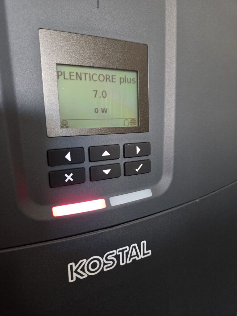 Kostal Plenticore Plus Fehlermodus