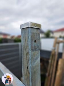 Kappen auf dem Mast aus Edelstahl